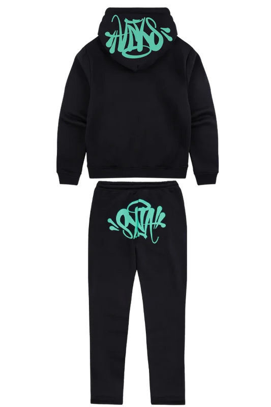 Conjunto Syna World Negro Azul Cielo